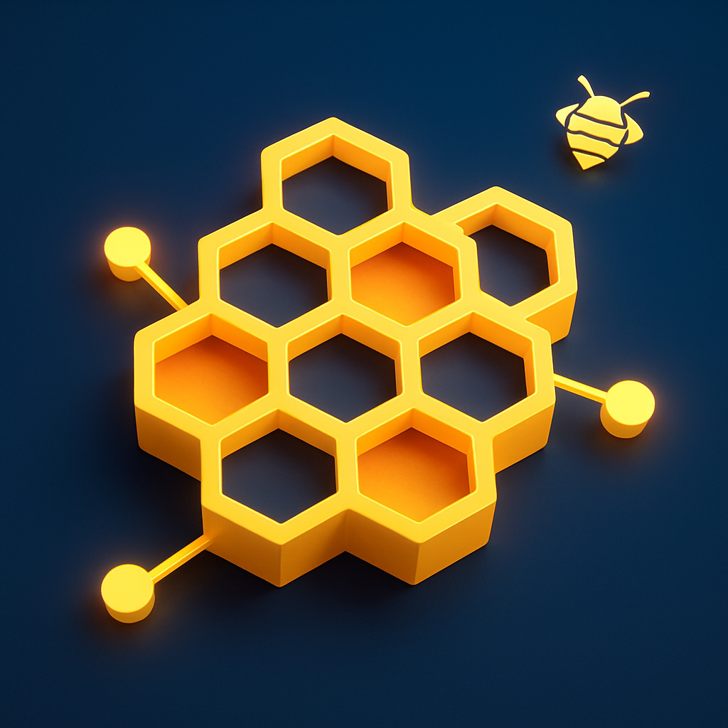 BSmart honeycomb graphic